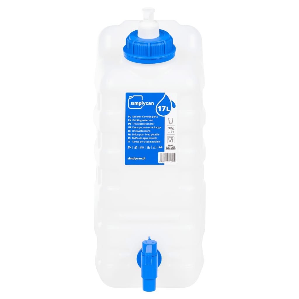Contenitore Acqua Rubinetto e Dispenser Sapone 15 L in Plastica vidaXL