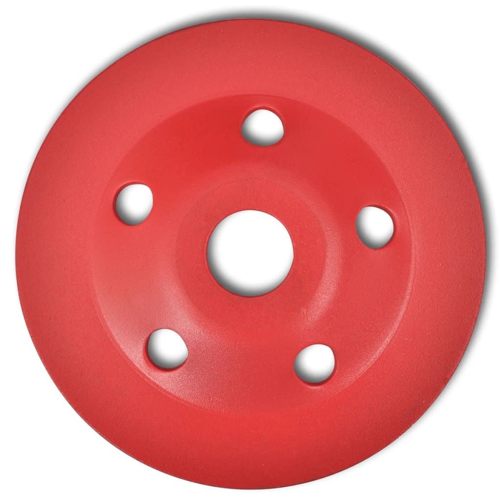 Mola a Tazza Diamantata a Doppia Fila 180 mm vidaXL
