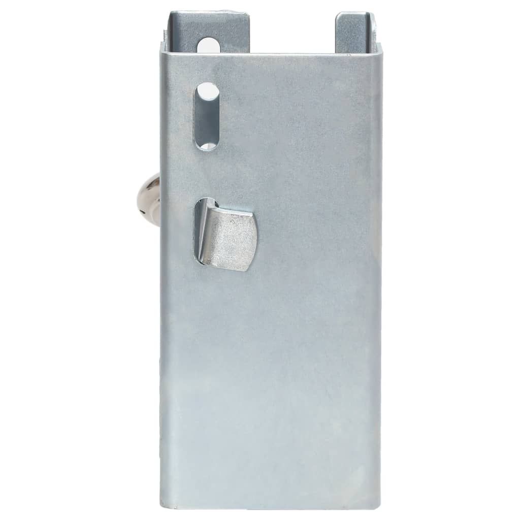 Lucchetto Argento 11x11x23,5 cm Acciaio vidaXL