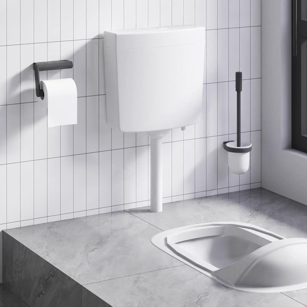 Sciacquone WC con Ingresso Acqua dal Basso 3/6 L Bianco vidaXL