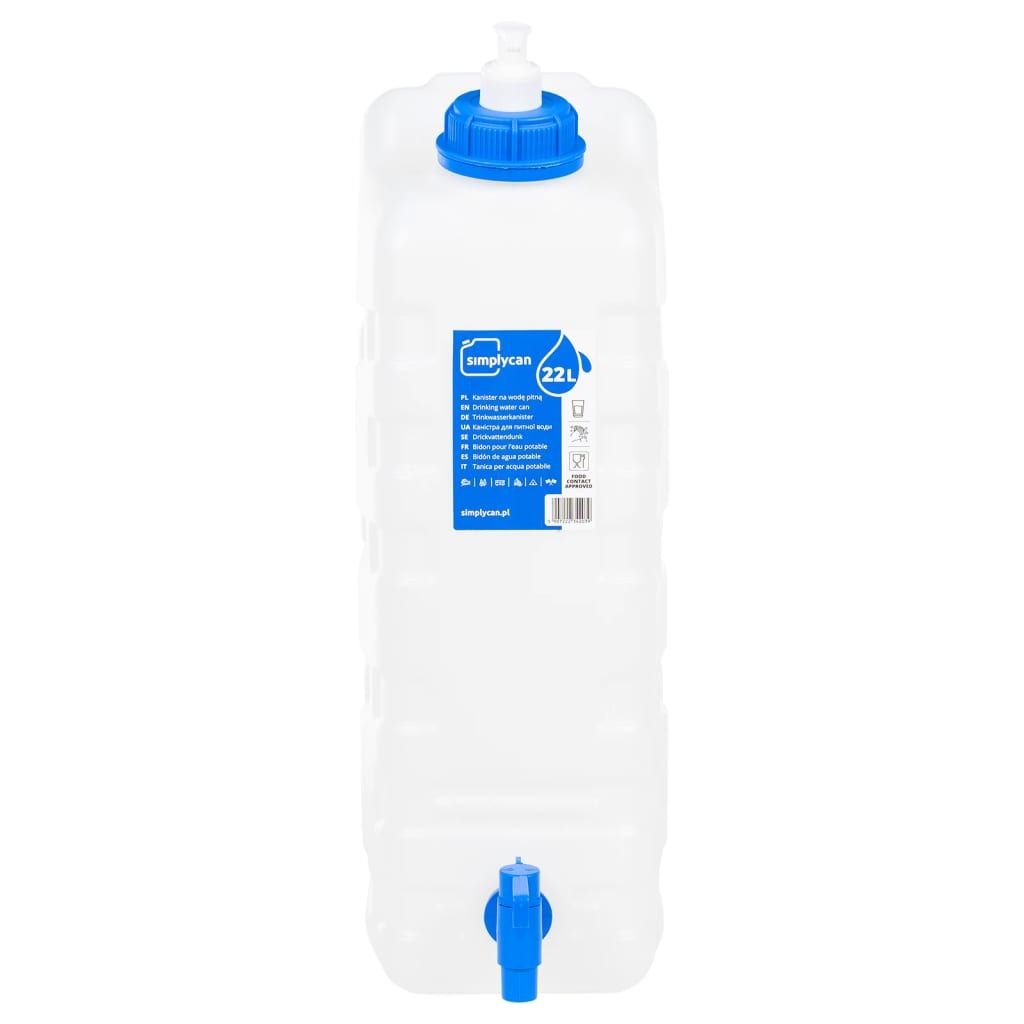 Contenitore Acqua Rubinetto e Dispenser Sapone 20 L in Plastica vidaXL