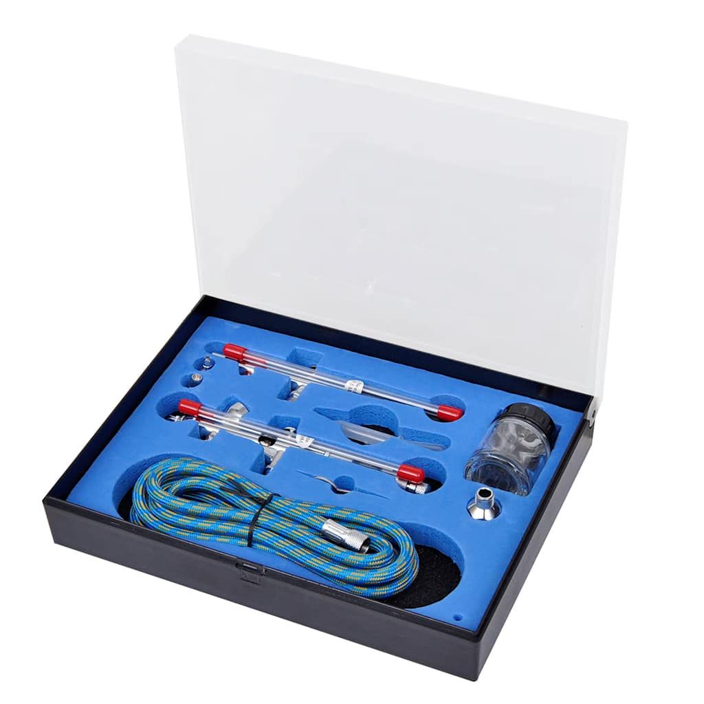 Set Aerografo con 2 Spruzzatori vidaXL