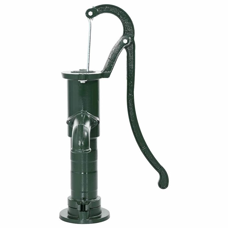 Pompa d'Acqua Manuale da Giardino in Ghisa vidaXL