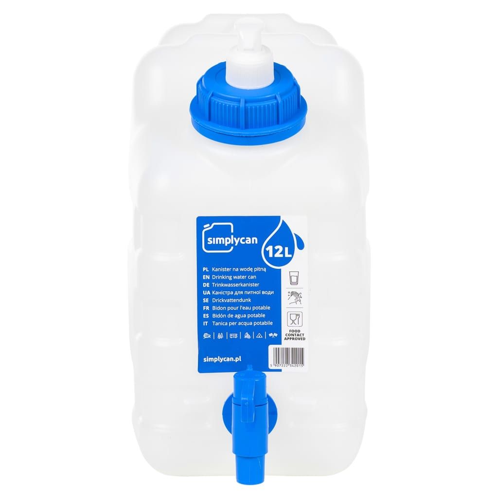 Contenitore Acqua Rubinetto e Dispenser Sapone 10 L in Plastica vidaXL