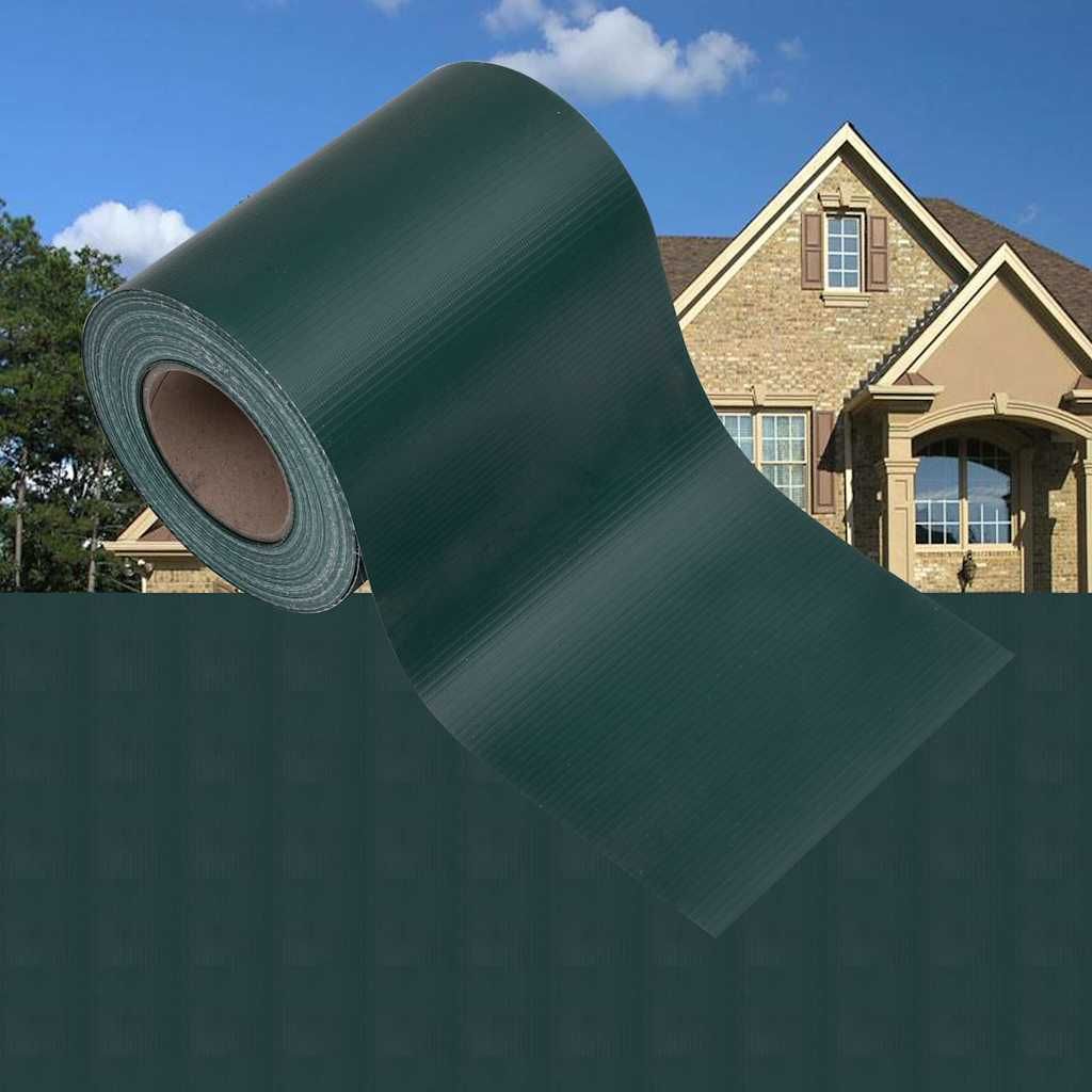 Recinzione Frangivento da Giardino PVC 35x0,19 m Verde Opaco vidaXL