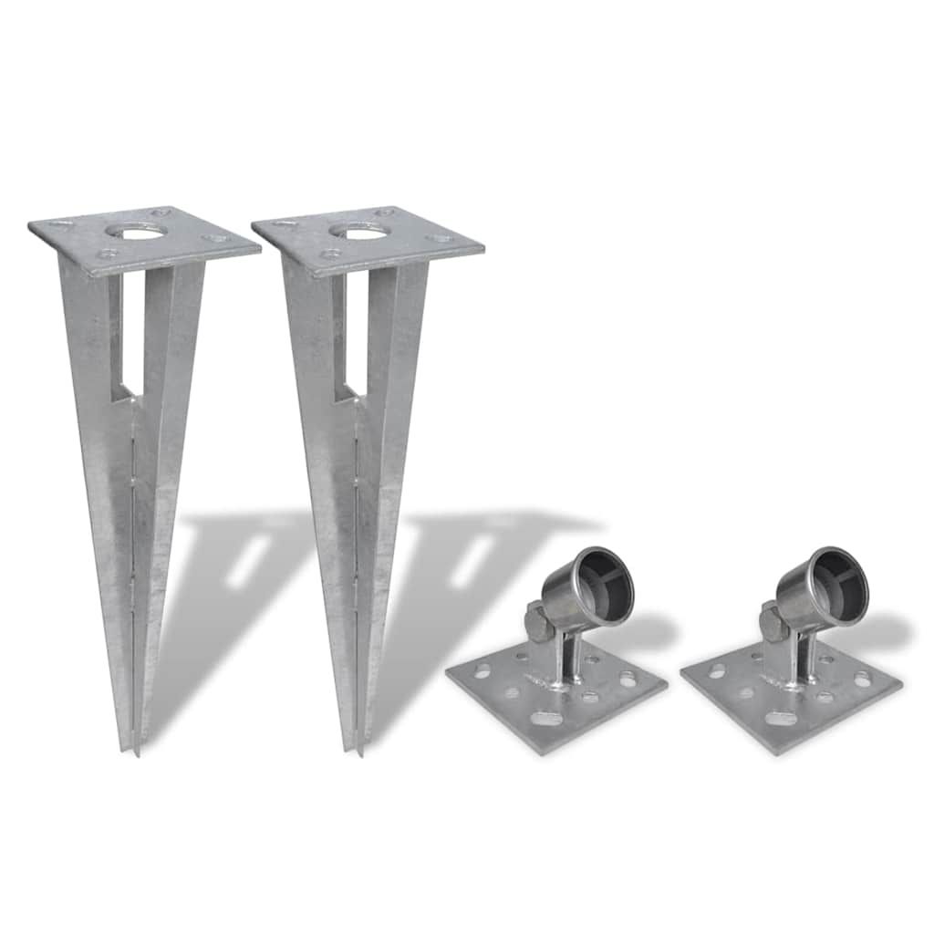 Supporti per Puntoni 4 pz in Acciaio vidaXL