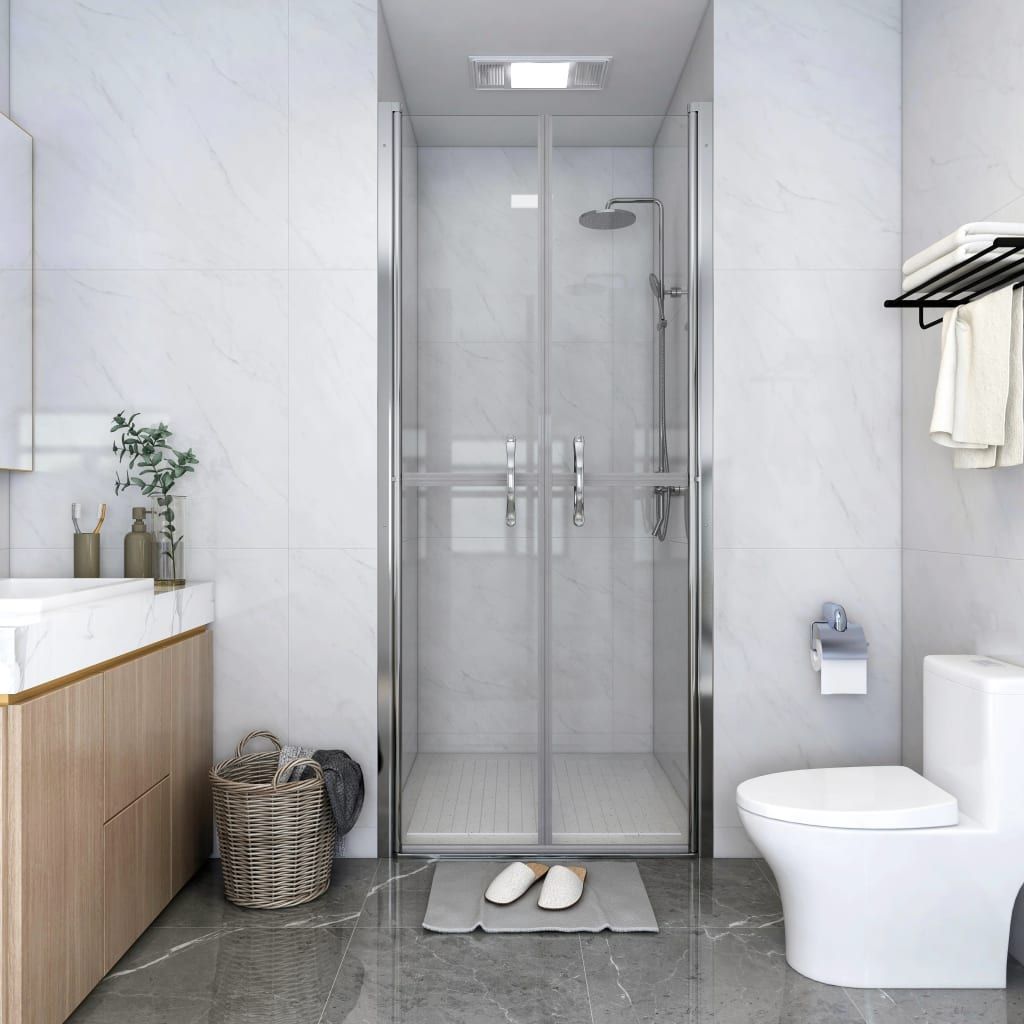 Porta per Doccia in ESG Trasparente 86x190 cm vidaXL