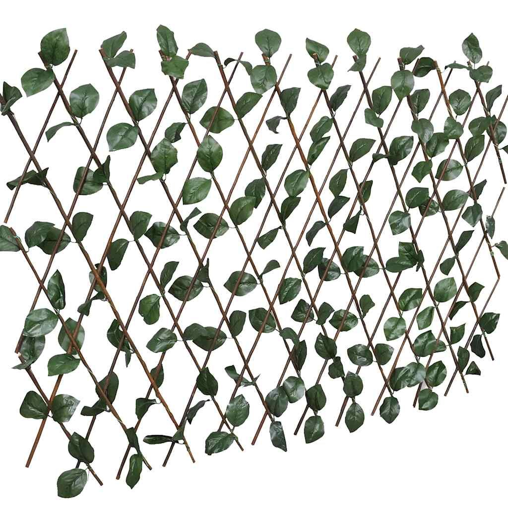 Recinto in Salice a Traliccio 5 pz Foglie Artificiali 180x60 cm vidaXL