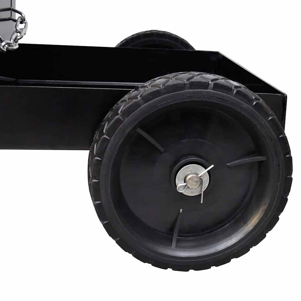 Carrello di Saldatura Nero con 3 Ripiani per Officine vidaXL