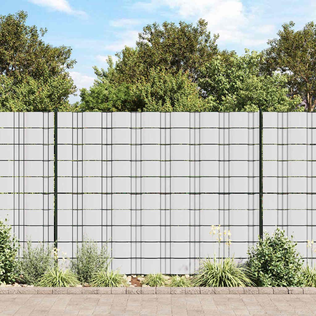 Recinzione Frangivento da Giardino PVC 70x0,19 m Bianco vidaXL