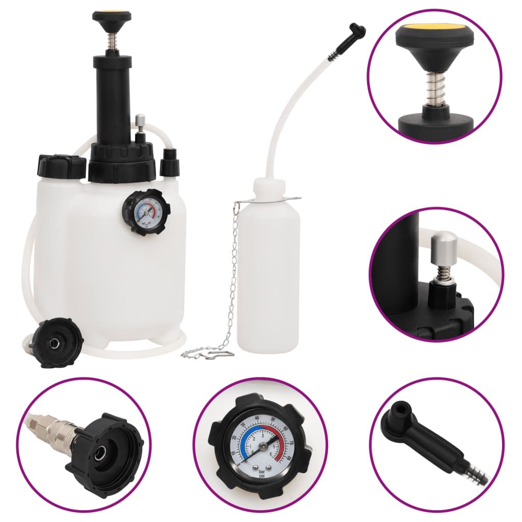 Spurgo Freni Bianco e Nero 3 L vidaXL