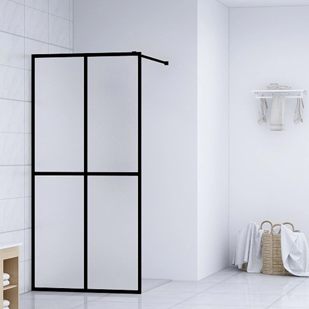 Cabina Doccia con Schermo in Vetro Temperato Glassato 118x190cm vidaXL