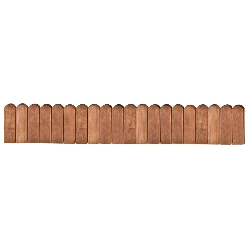 Rotoli di Bordura 3 pz 120 cm in Legno di Pino Impregnato vidaXL