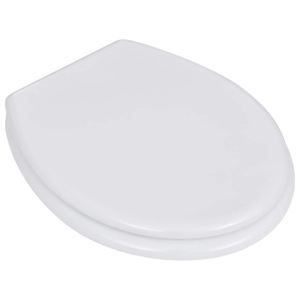 Tavolette WC con Coperchi 2 pz in MDF Bianche vidaXL