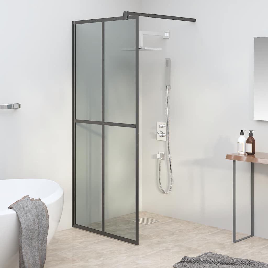 Cabina Doccia 80x195 cm con Vetro Temperato Scuro vidaXL