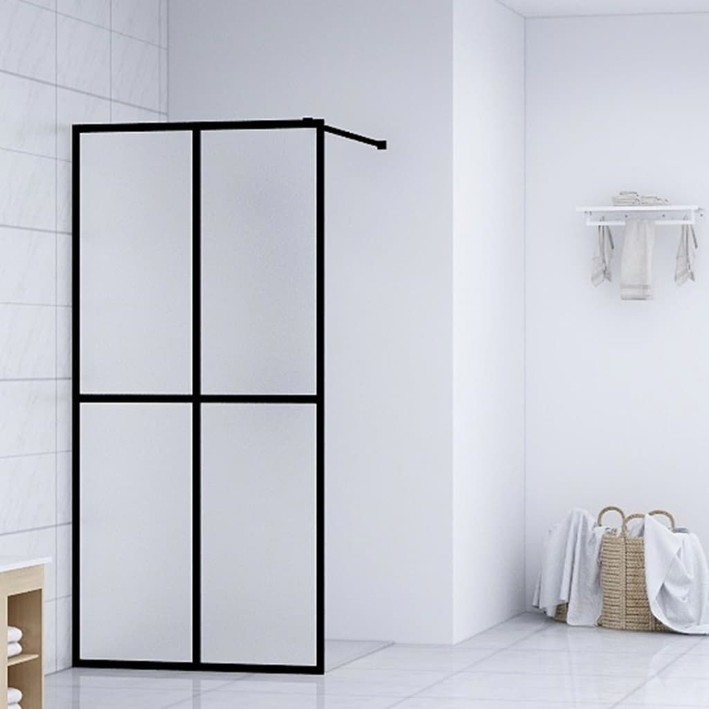 Cabina Doccia con Schermo in Vetro Temperato Glassato 80x195 cm vidaXL