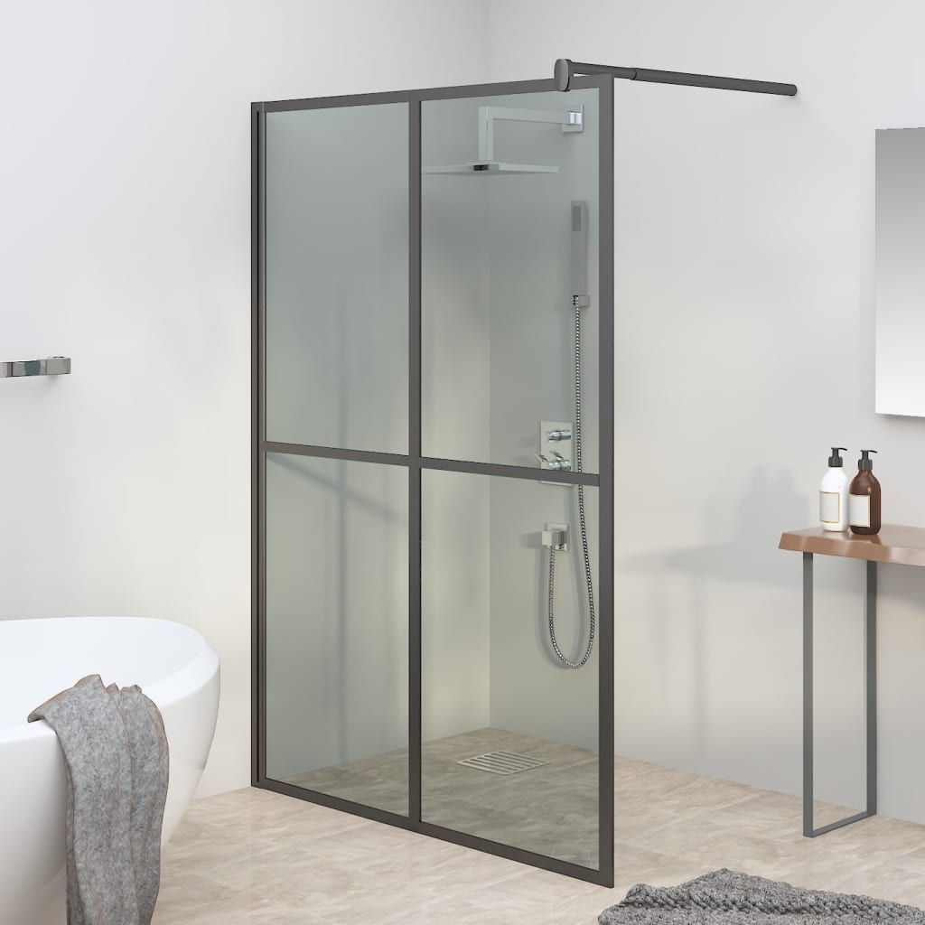 Cabina Doccia 140x195 cm con Vetro Temperato Scuro vidaXL