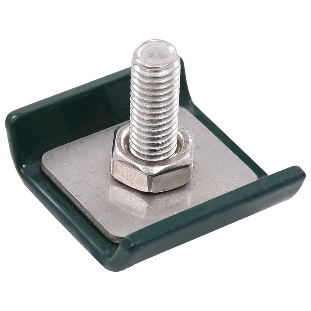 Set di Connettori per Griglie 25 pz Verde vidaXL