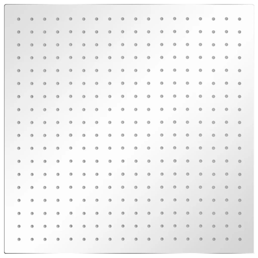 Testa Doccia a Pioggia in Acciaio Inossidabile 50x50cm Quadrata vidaXL