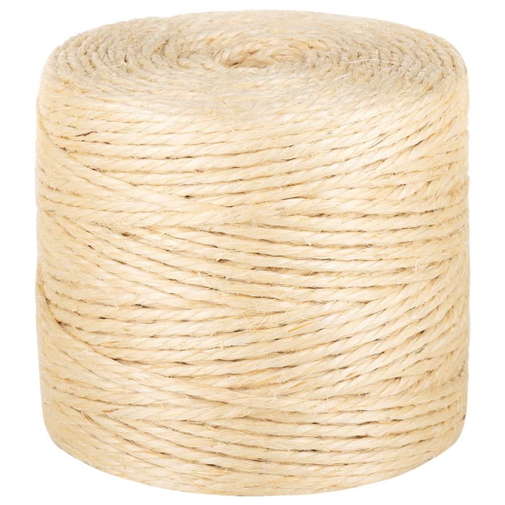 Corda in Sisal 100% 4 mm 100 m vidaXL