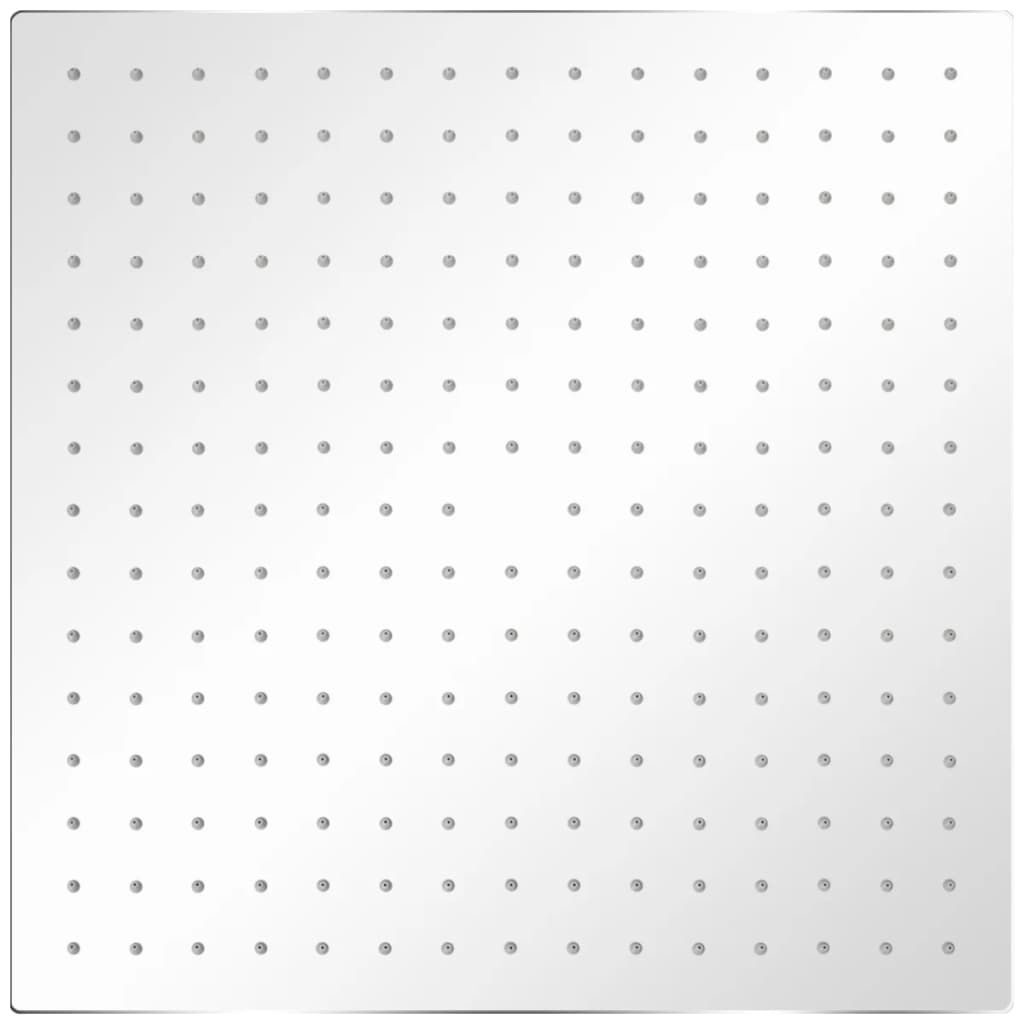 Testa Doccia a Pioggia in Acciaio Inossidabile 40x40cm Quadrata vidaXL