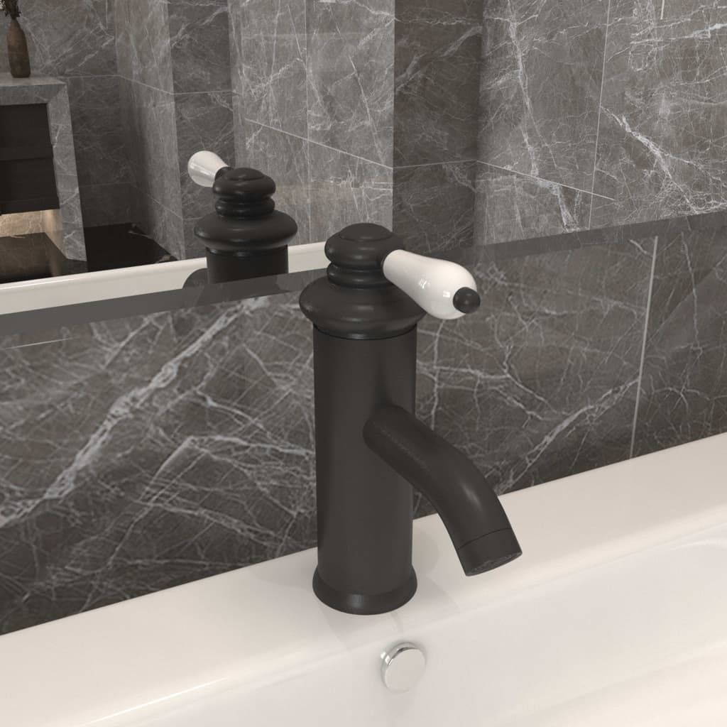 Rubinetto per Lavabo del Bagno Grigio 130x180 mm vidaXL