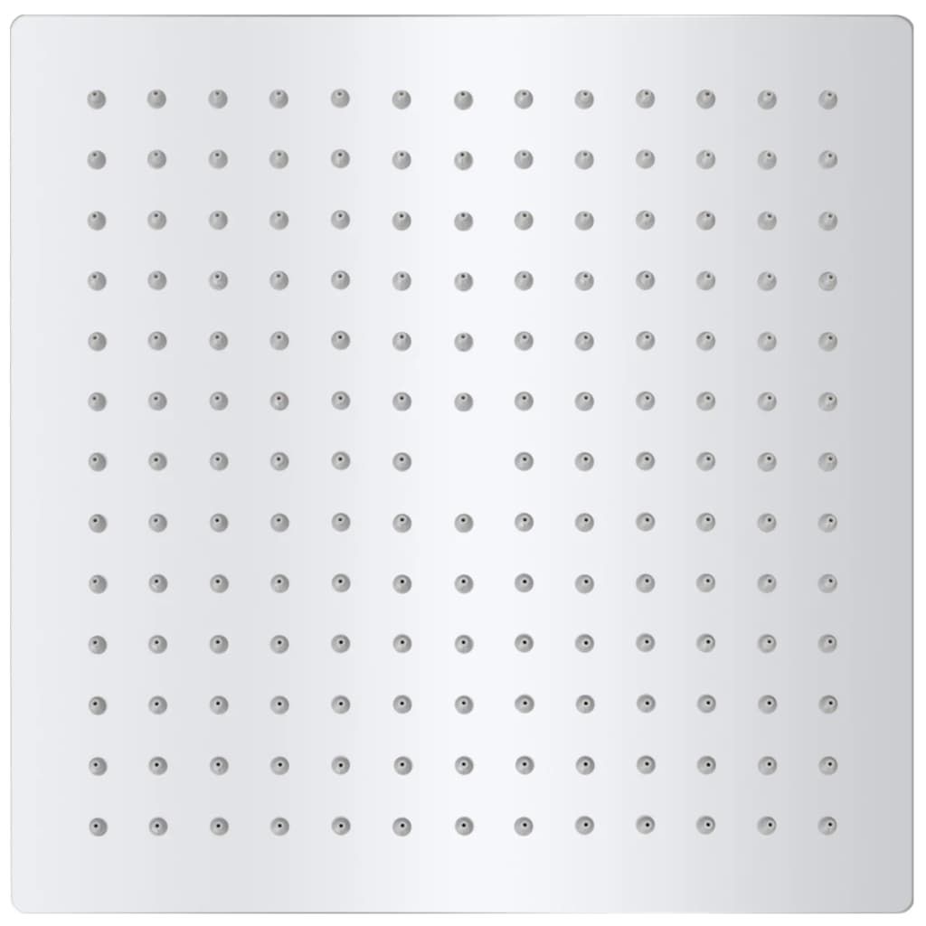 Soffione per Doccia a Pioggia 2pz Acciaio Inossidabile 25x25 cm vidaXL