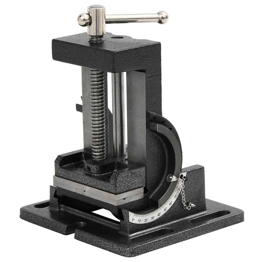 Morsa Inclinata Manuale per Trapano a Colonna 110 mm vidaXL