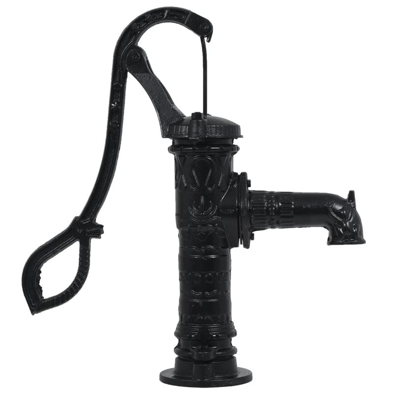 Pompa d'Acqua da Giardino con Supporto in Ghisa vidaXL