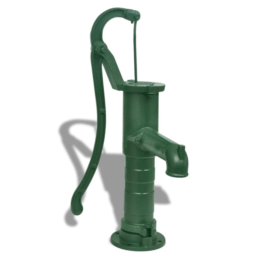 Pompa d'Acqua con Supporto per Giardino in Ghisa vidaXL
