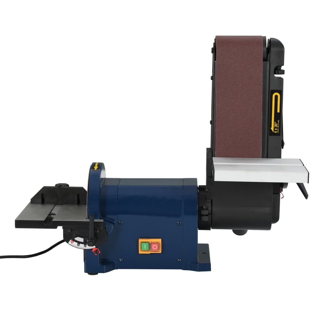 Levigatrice a Nastro e a Disco Elettrica 500 W 200 mm vidaXL