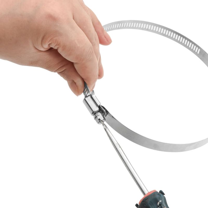 Fascette Stringitubo 6pz 91-220 mm in Acciaio Inox 304 vidaXL