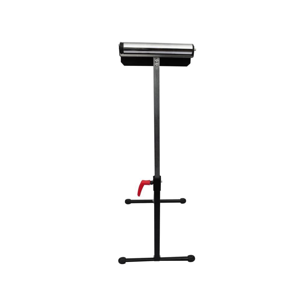 Cavalletto a Rullo Regolabile Set 2 pz vidaXL