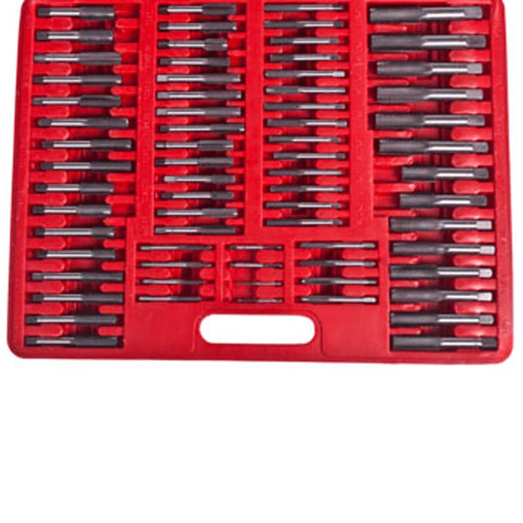 Set di Utensili Dadi e Filiere Maschi 111 pz vidaXL