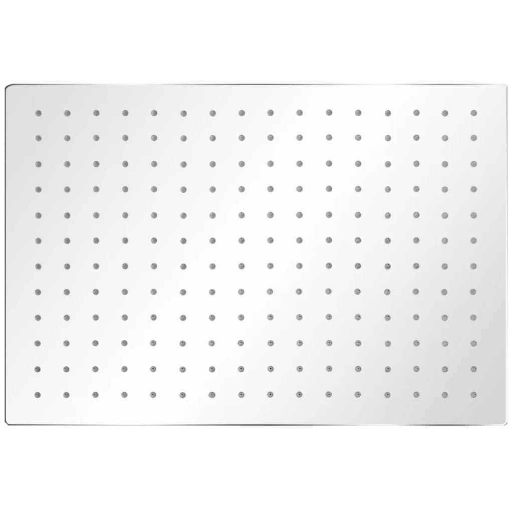 Testa Doccia a Pioggia in Acciaio Inox 30x40 cm Rettangolare vidaXL