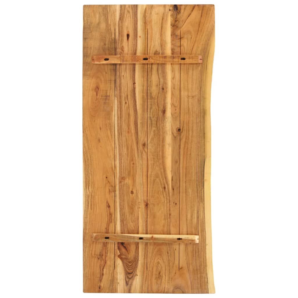 Piano per Vanità Bagno in Massello di Acacia 140x52x3,8 cm vidaXL
