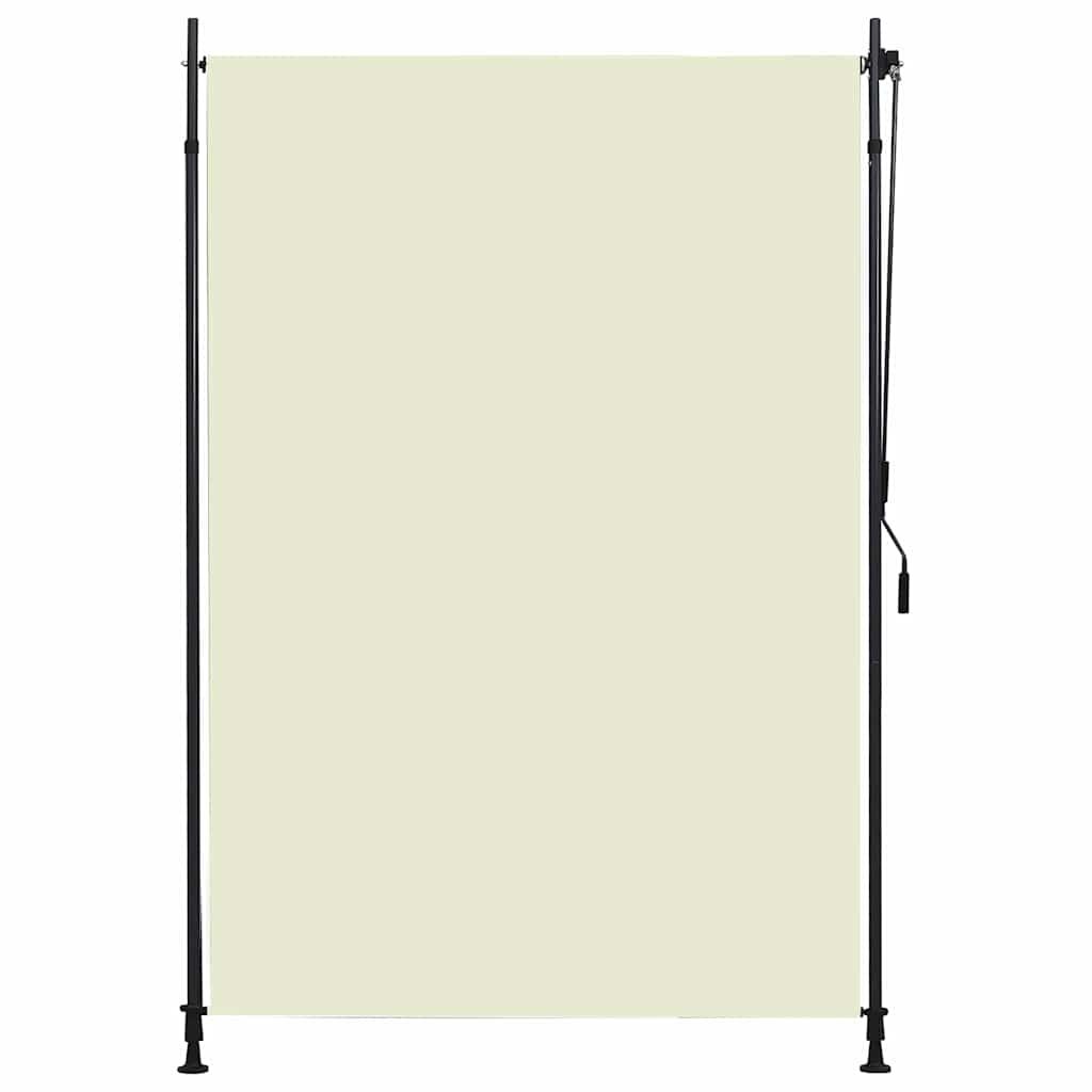Tenda a Rullo per Esterni 150x270 cm Crema vidaXL