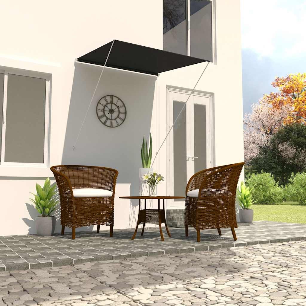 Tenda da Sole Retrattile 100x150 cm Antracite vidaXL