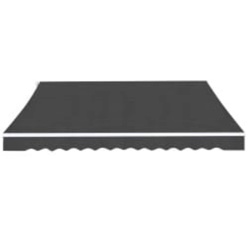 Tenda da Sole Pieghevole Manuale 600 cm Antracite vidaXL