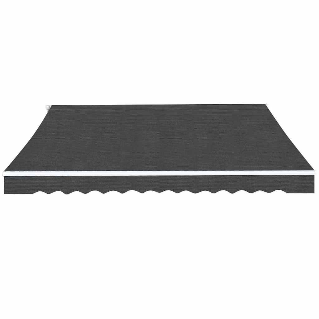 Tenda da Sole Pieghevole Manuale 500 cm Antracite vidaXL