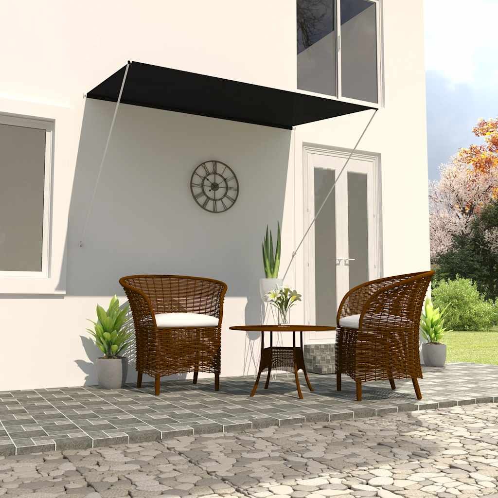 Tenda da Sole Retrattile 200x150 cm Antracite vidaXL