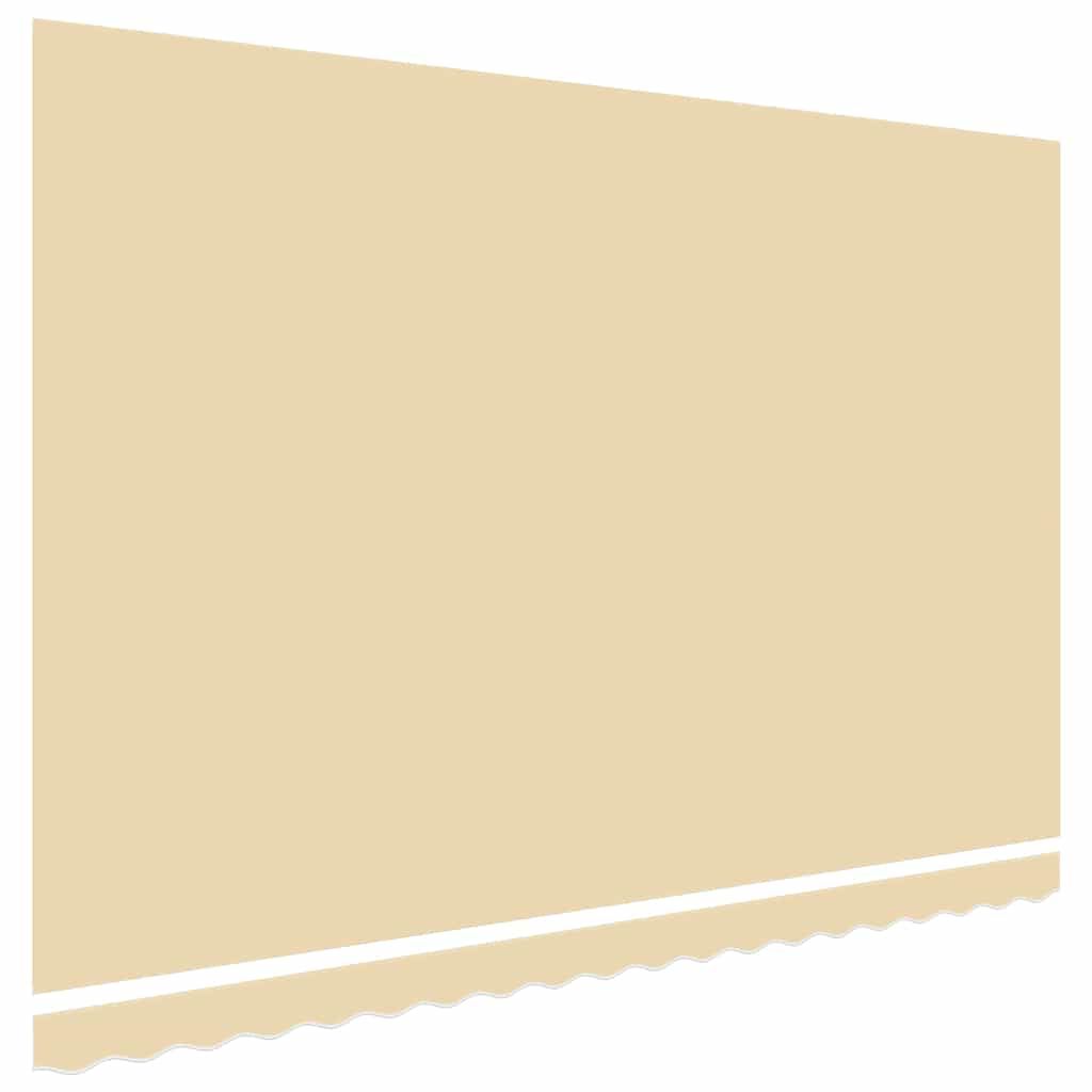 Tendone Parasole in Tela Crema 5x3 m vidaXL
