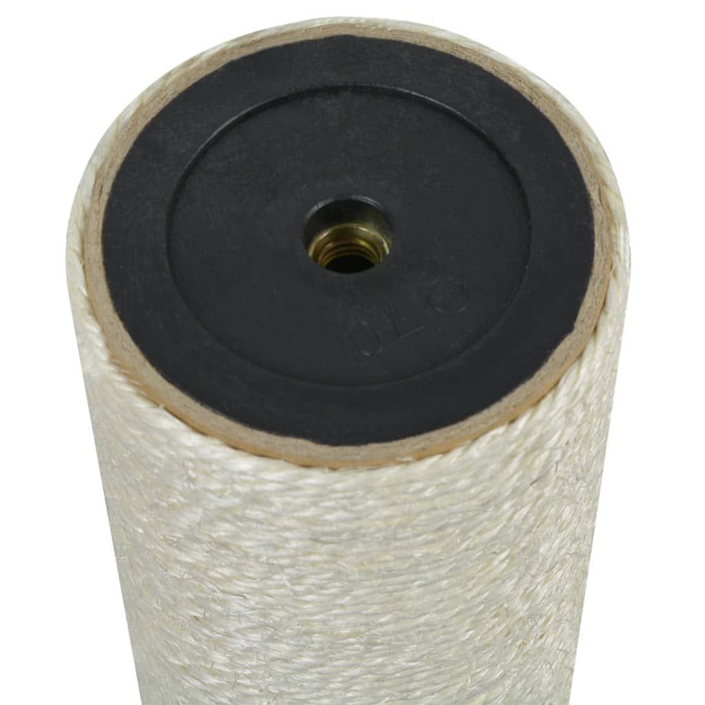 Tiragraffi per Gatti 8x25 cm 10 mm Beige vidaXL