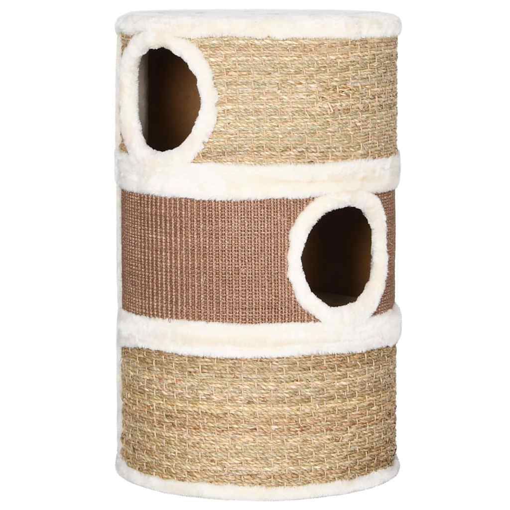 Tiragraffi a Forma di Barile 60 cm in Giunco vidaXL