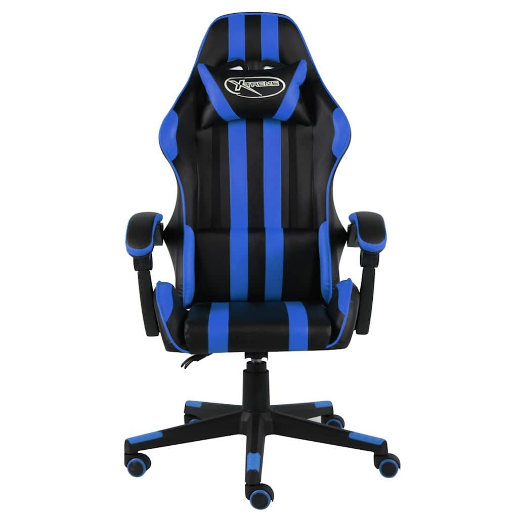 Sedia da Gaming Nero e Blu in Similpelle vidaXL