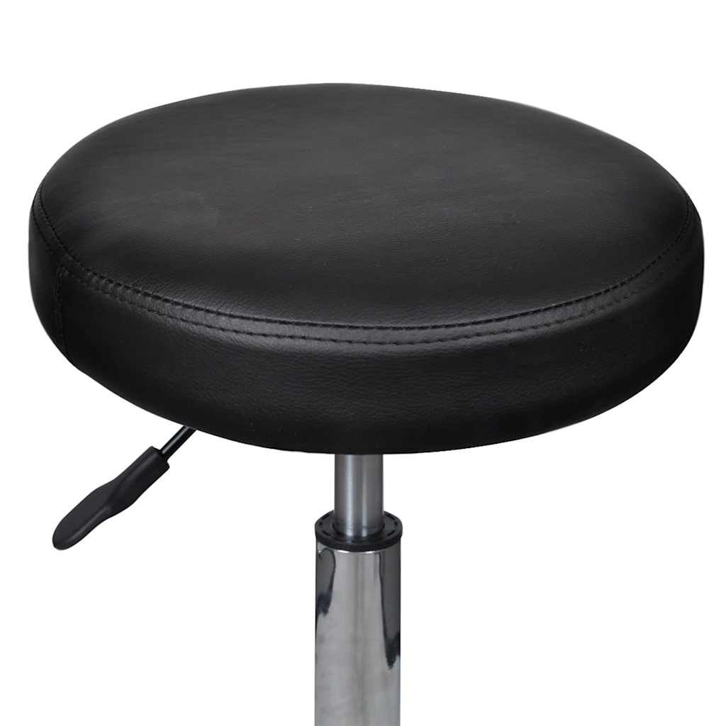 Sgabello da Ufficio Nero vidaXL