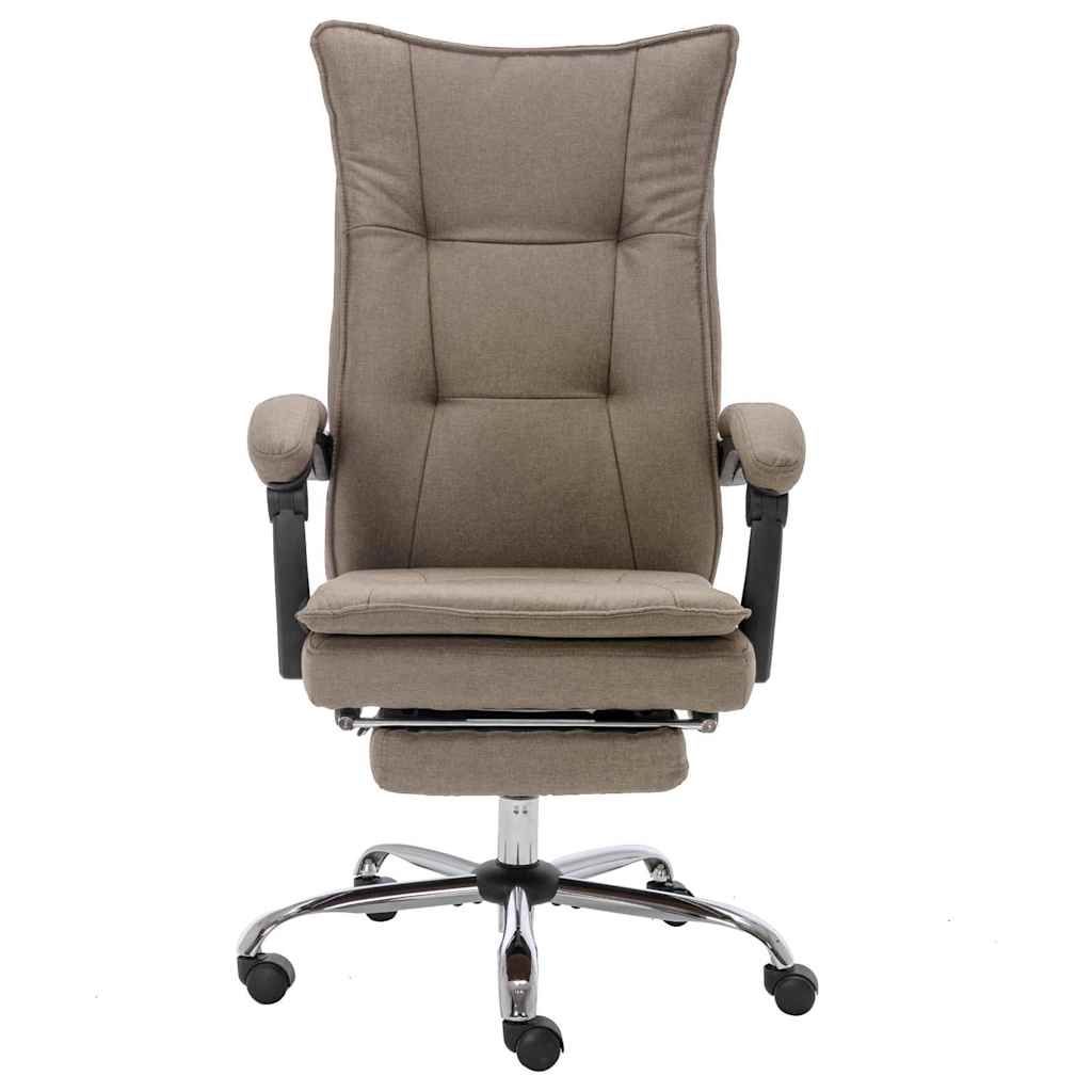 Sedia da Ufficio Grigio Talpa in Tessuto vidaXL