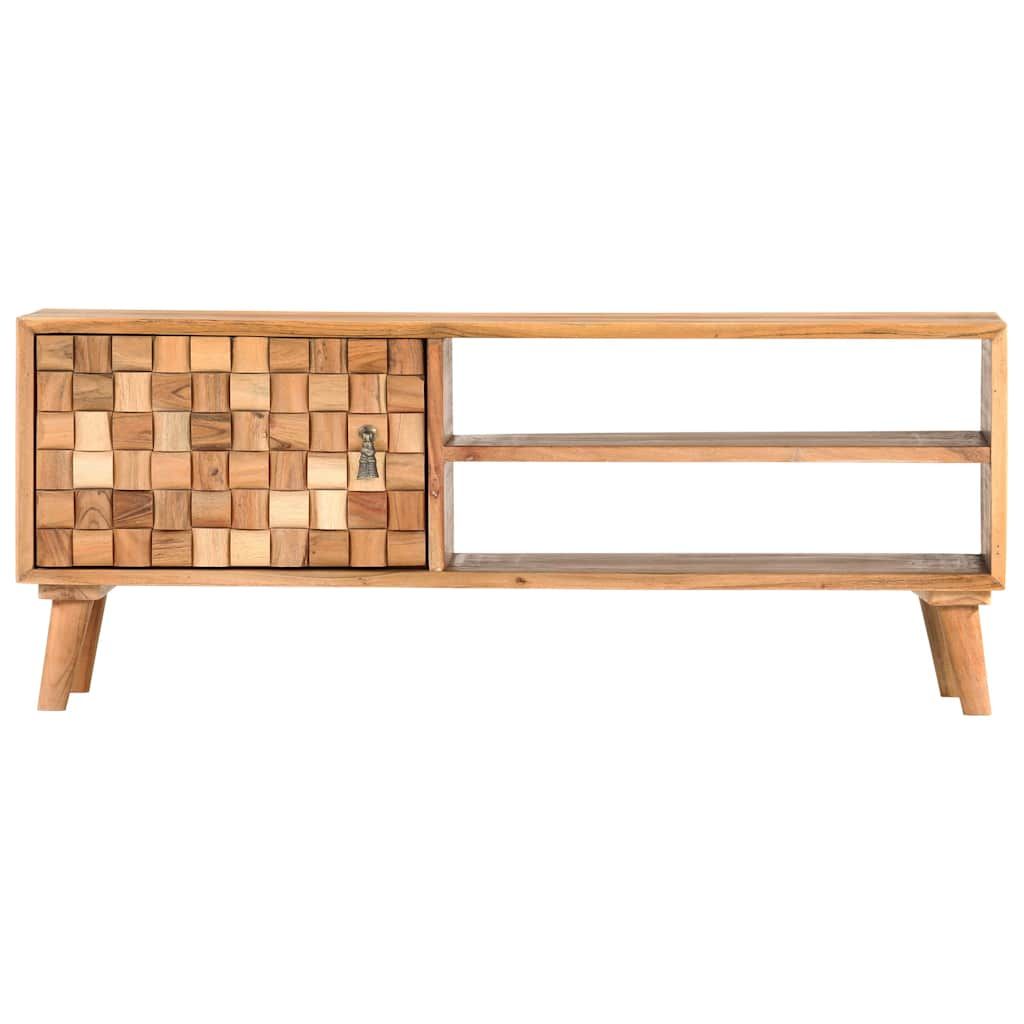 Mobile Porta TV 100x30x40 cm in Legno Massello di Acacia vidaXL