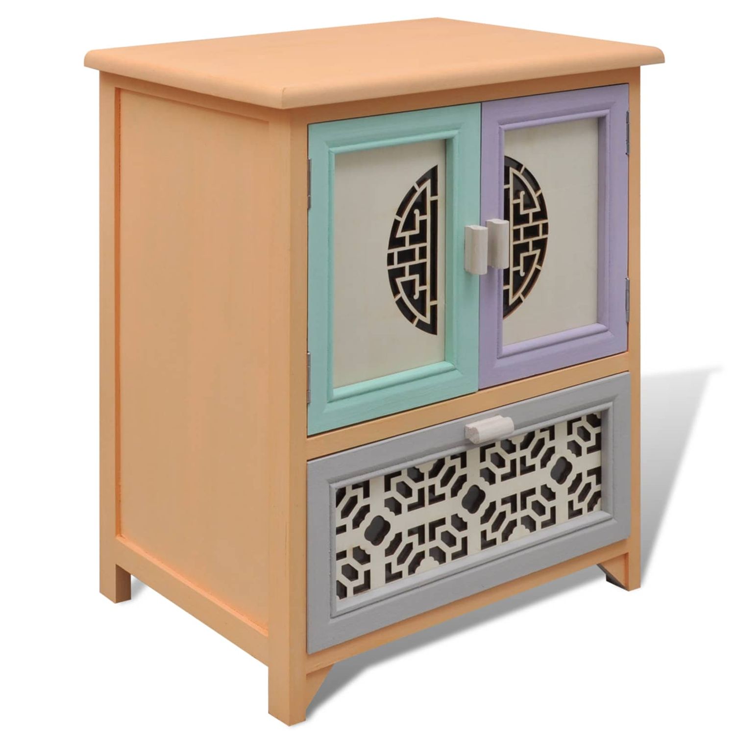 Mobile laterale Multicolore 46 x 34 x 55.5 cm vidaXL