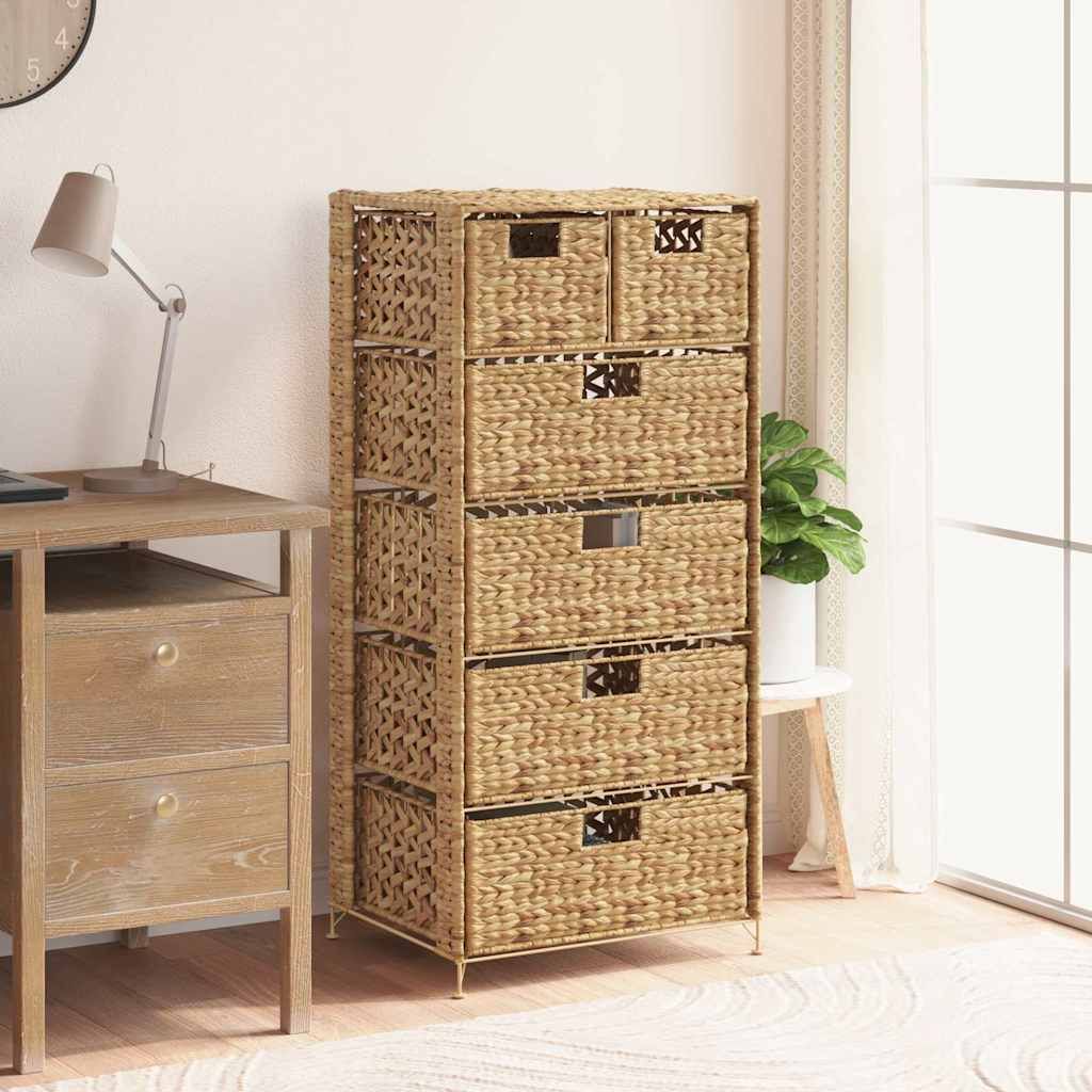 Armadietto Portaoggetti 6 Cesti 47x37x100 cm Giacinto d'Acqua vidaXL